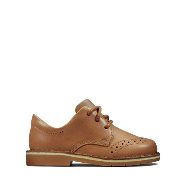 Clarks Boys Comet Heath Toddler Casual Shoes Brown | USA-7261983